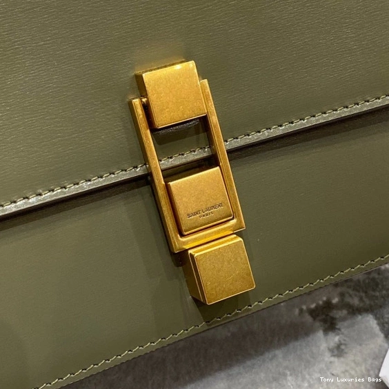 Tony Luxuries YSL IN LOULOU CARRE SATCHEL LEATHER SMOOTH 0807